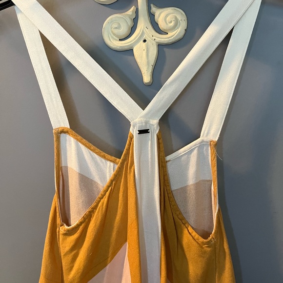 O'Neill Cream and Gold Bathing Suit Cover up - Picture 4 of 4